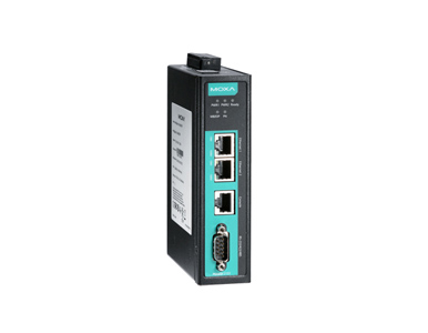 Moxa MGate 5103-T - 1-port Modbus/EtherNet/IP-to-PROFINET gateway, -40 to 75 Degreee C  operating temperature by MOXA